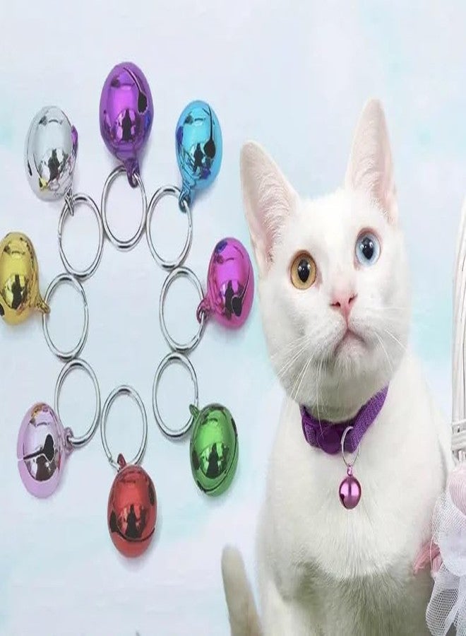 KsPups Mixed Color Cat Bells For Cat And Dog Collar Loud Pendant Pet Cat And Dog Bell Pet Accessories (Pack Of- 10) - Image 2